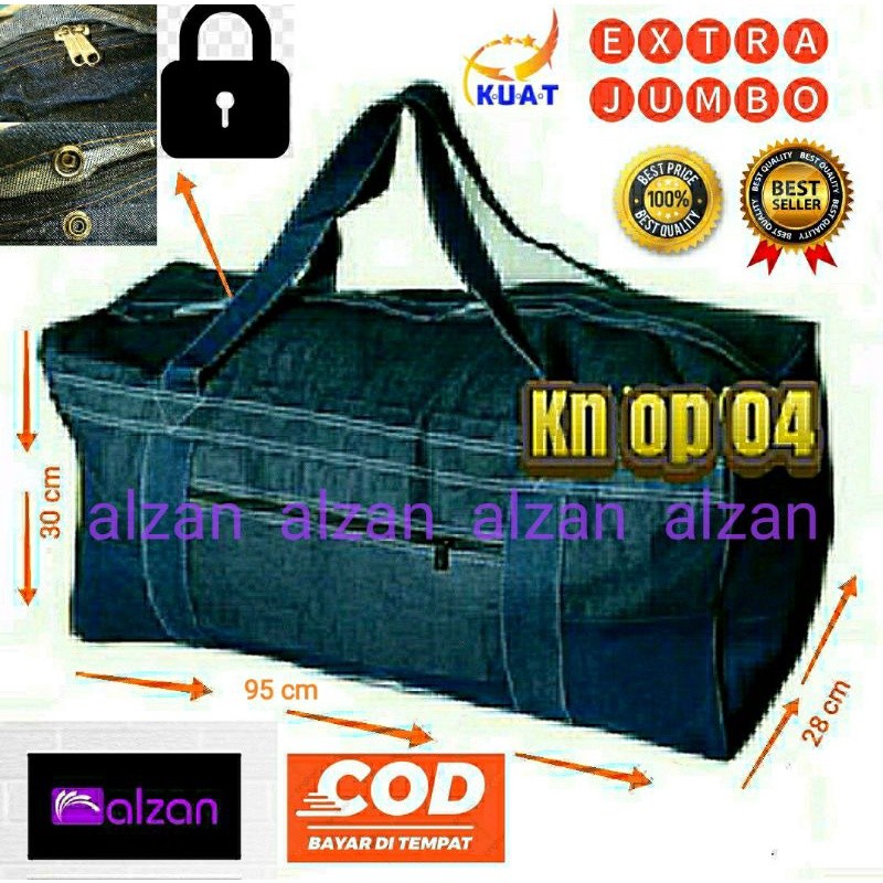 Tas travel EXTRA JUMBO Tas travel serbaguna Tas pakaian Tas travel besar Tas pakaian Tas traveling J