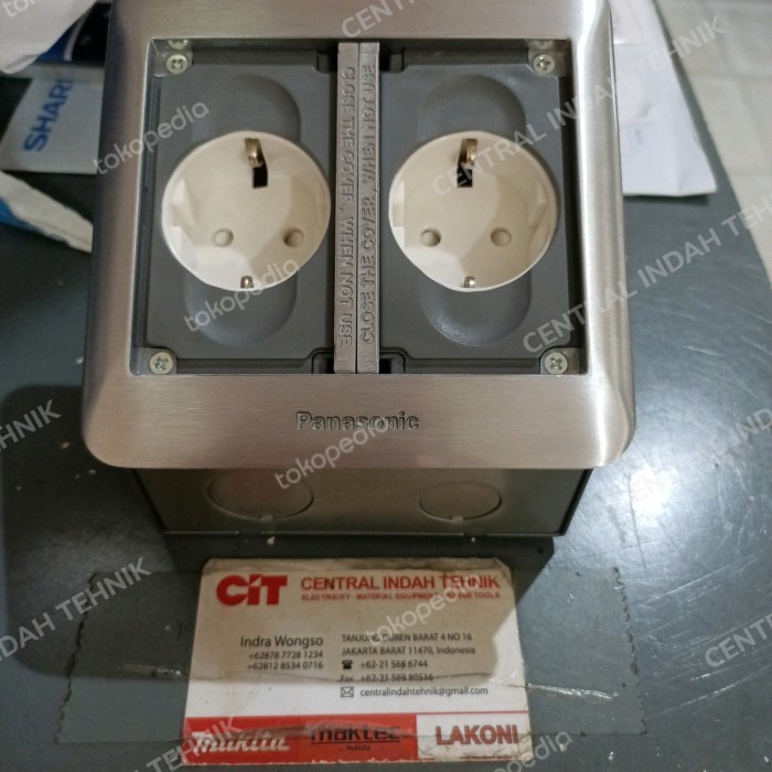 Stopkontak lantai panasonic dumf3233j floor outlet dumf 3233j