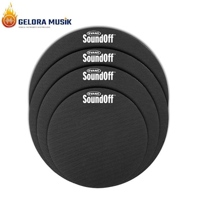 Sound Off Drum Mute Pack Fusion Evans SO-0244/Set
