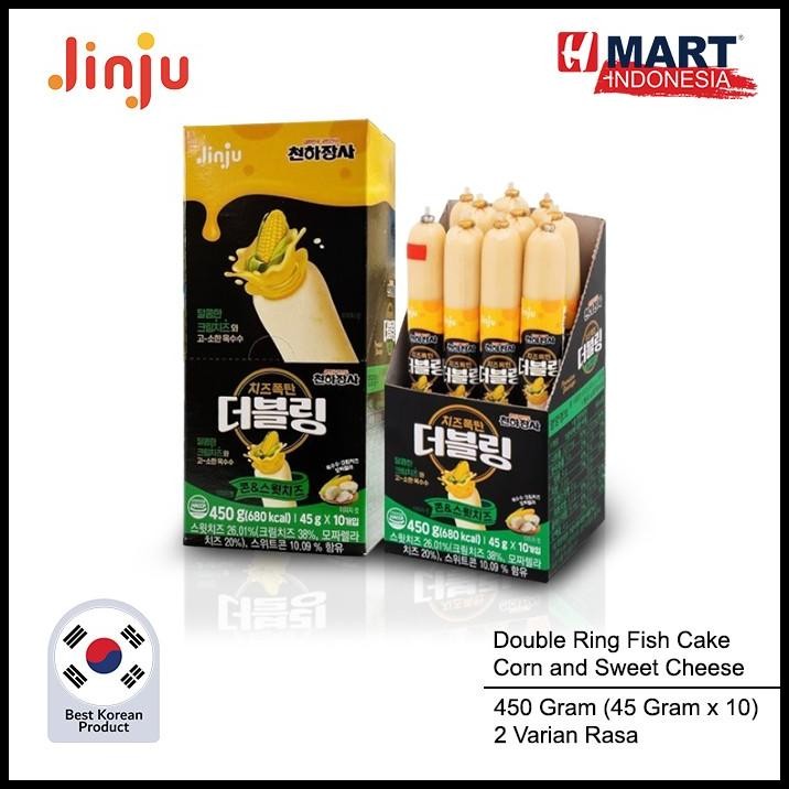 

Jinju Double Ring Fish Cake - Sosis Ikan 450G (45G X 10)