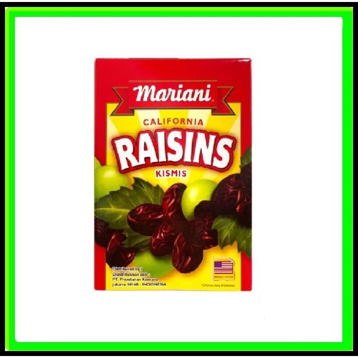 

Mariani Raisins California Raisin Kismis California 250Gr