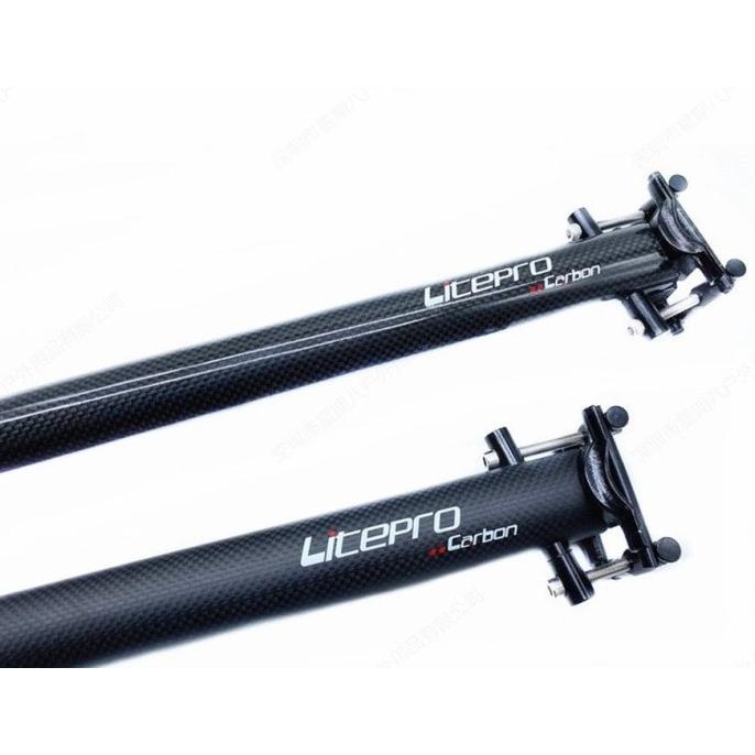 Seatpost Litepro Carbon sepeda lipat 33.9 original