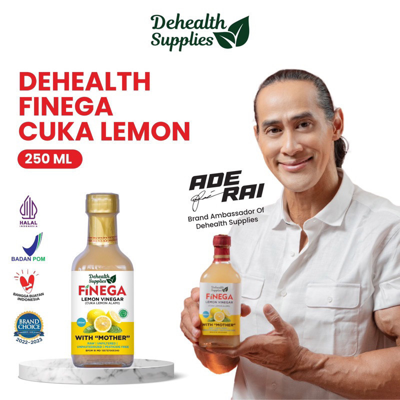 

Finega Cuka Lemon 250ml Pekanbaru / HALAL / VINEGAR / KEMASAN BOTOL KACA / WITH MOTHER
