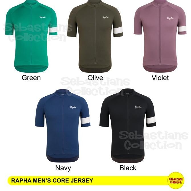 Rapha Core Jersey White Stripes - Rapha Jersey - Jersey Rapha Original