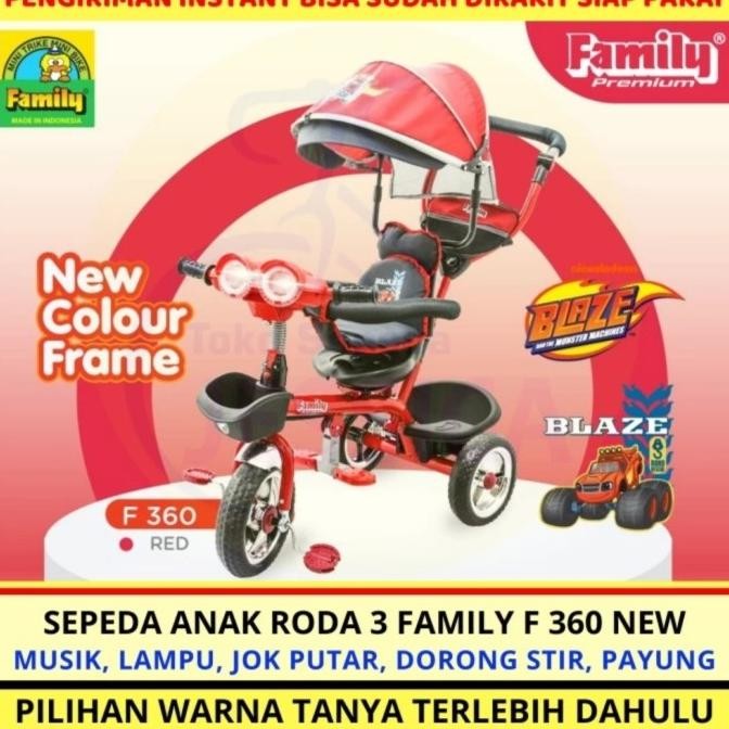 Sepeda Anak Roda Tiga Family F360H