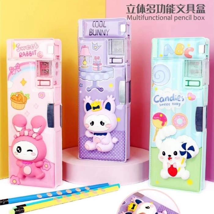 

Sale Irenajayagrosir - Pensil Case Kotak Pensil Gambar Kelinci Timbul 551-6