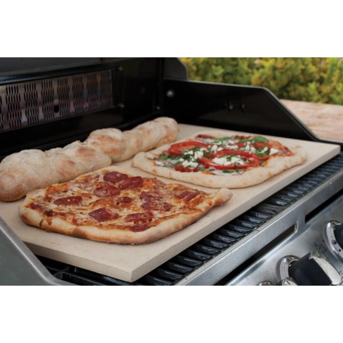 

Bakest Pizza Baking Stone Batu Panggang Tatakan Pizza Stone 30 x 38cm