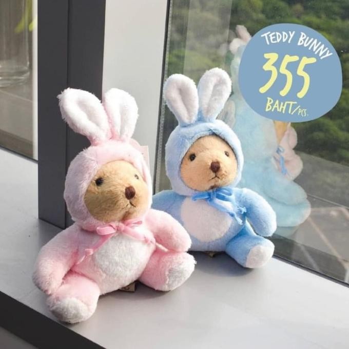 TEDDY HOUSE BONEKA TEDDY BEAR TEDDY BUNNY 05" FANTASY
