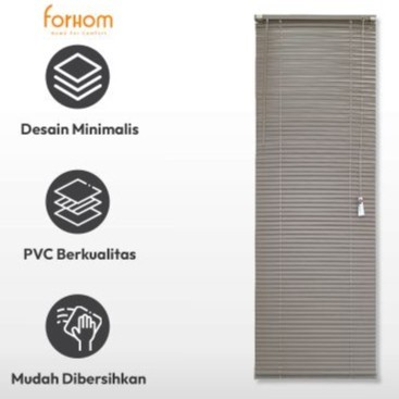 Diskon Tirai Jendela Gulung Pvc 60X180Cm Tahan Air , Tebal Merk Ace Hardware