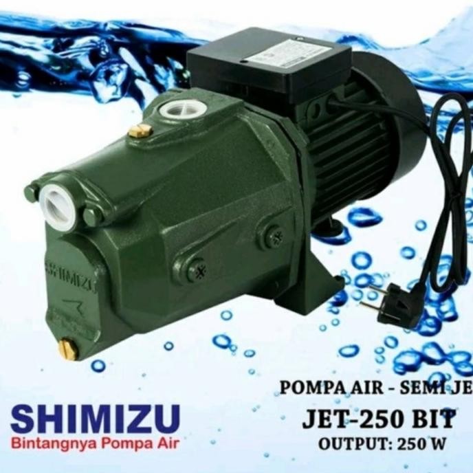 Pompa Air Shimizu Semi Jet 250 + Tabung 19 Liter Shimizu