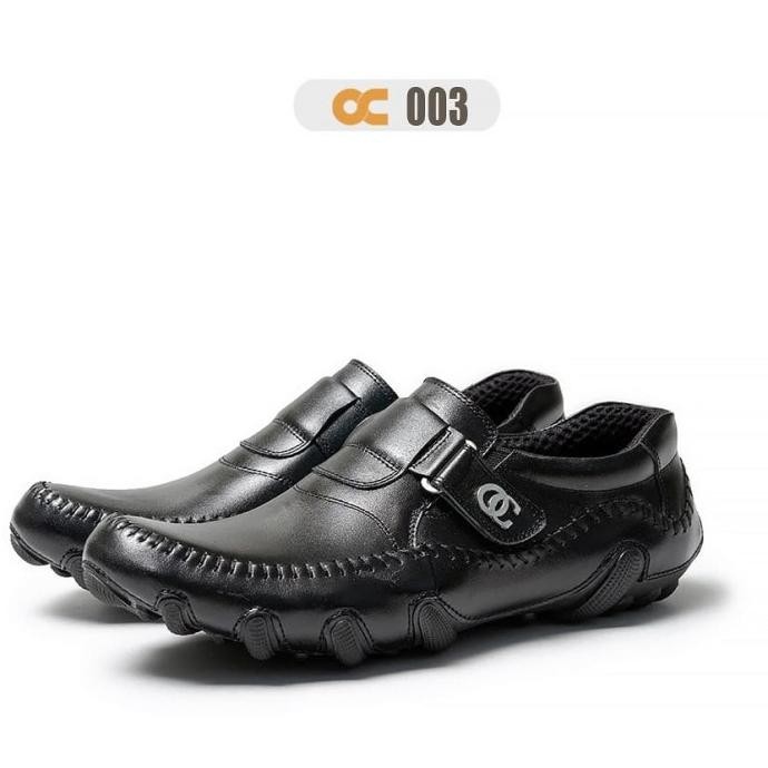 Sepatu Kasual Pria Slip-on Kulit Asli OC-003 Odon cibaduyut