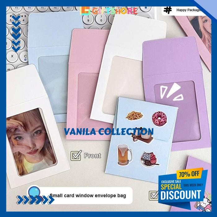 

TEMPAT KARTU KERTAS BERWARNA-WARNI KOTAK FOTO KPOP CASING POLAROID-GS LEBIH HEMAT