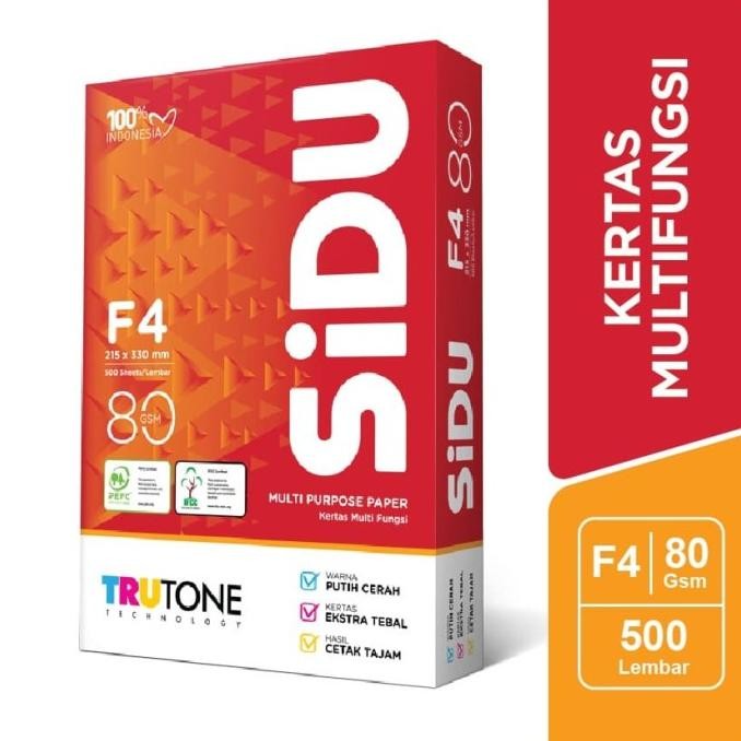 

Terlaris SiDU Kertas Fotocopy 80 GSM F4 SALE