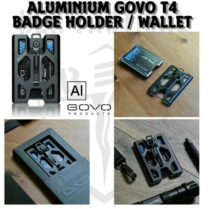 

TERBARU - GOVO BADGE HOLDER/WALLET ALUMINUM VERSION