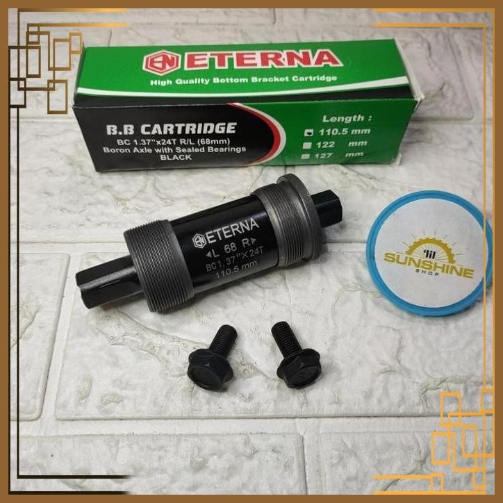 [LSS] BB BOTTOM BRACKET SEPEDA AS KOTAK BEARING 110.5MM ETERNA 110 / 110.5