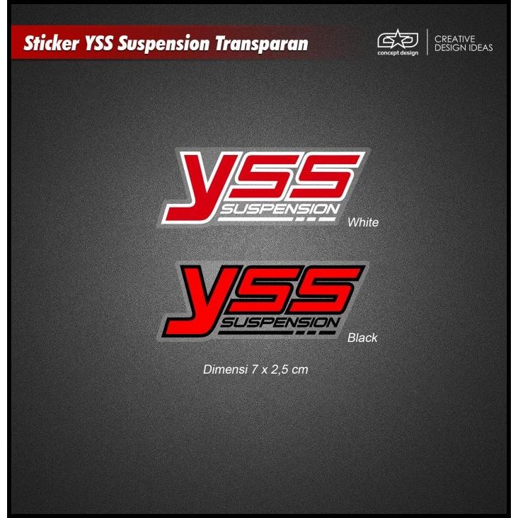 

DISKON STICKER YSS SUSPENSION TRANSPARAN !!!!!!