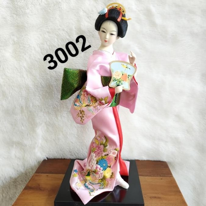 Boneka geisha/boneka jepang/pajangan lemari