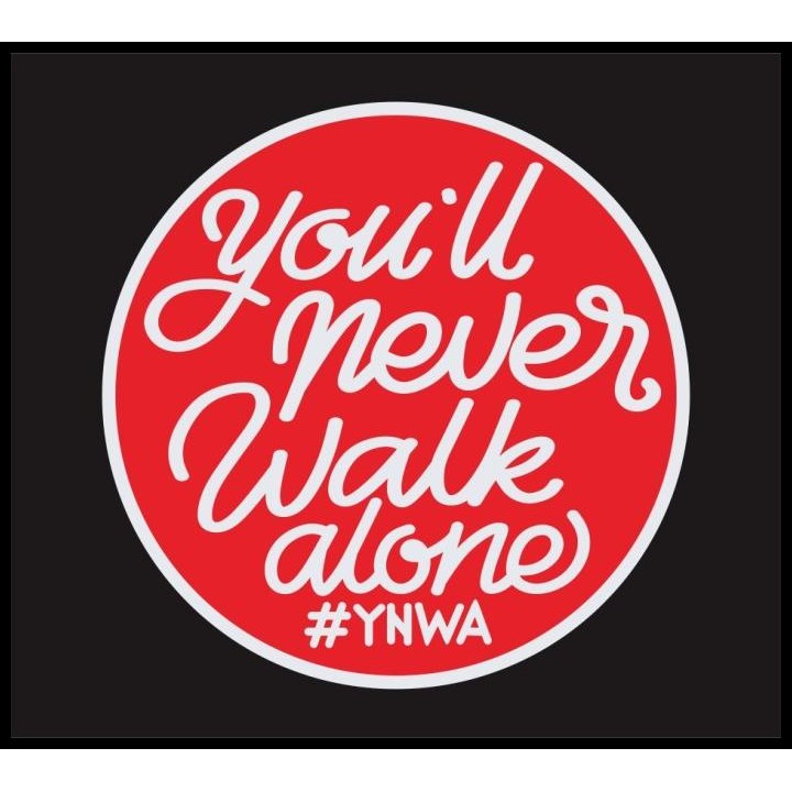 

TERMURAH STIKER CUSTOM BY REQUEST - YNWA 2 WARNA !!!!