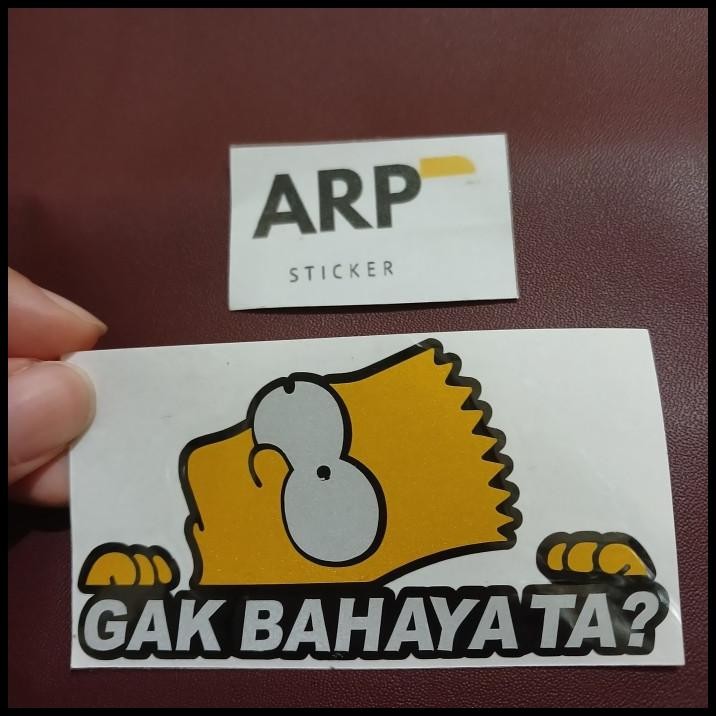 

GRATIS ONGKIR STICKER STIKER GAK BAHAYA TA CUTTING !!!