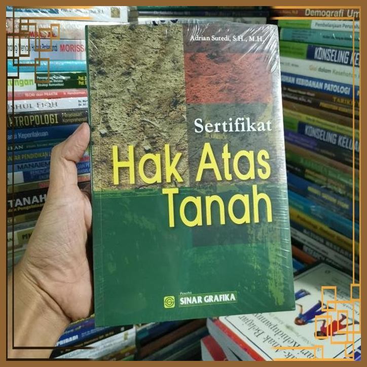 

[ADG] Sertifikat hak atas tanah Adrian sutedi Original
