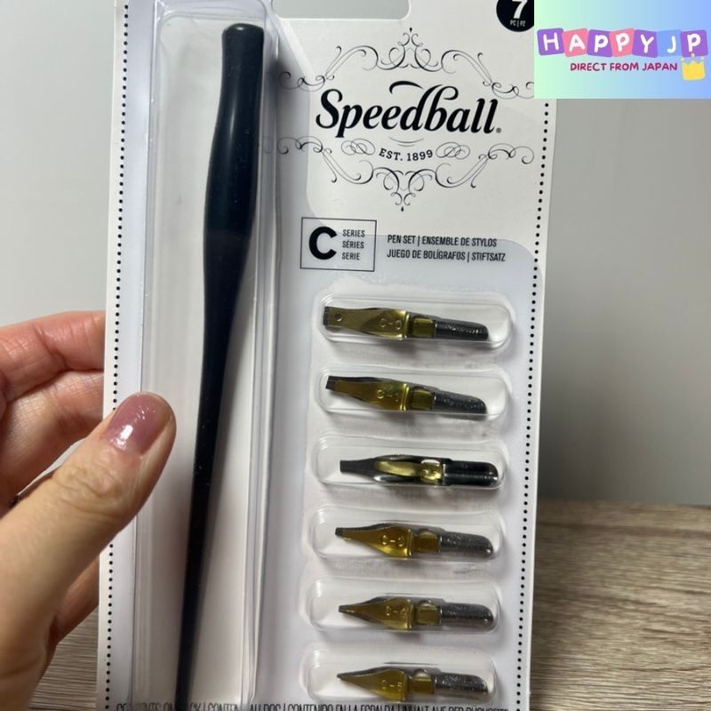

Speedball C Series Lettering Pen Set 1 Pen Holder 6 Nibs 1 (1 Pack) Black Calligraphy Pen Set |bQtV1xaa|