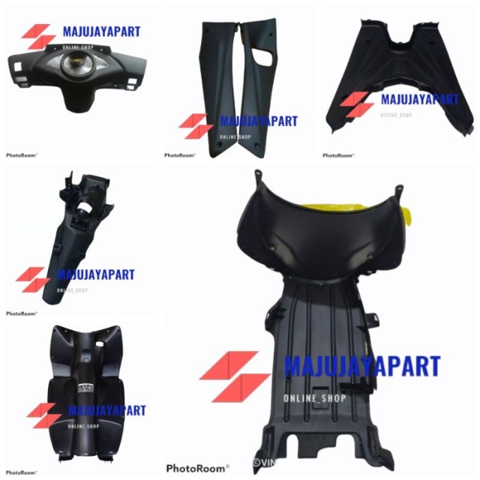 COVER BODI KASAR DEK LUMPUR BAWAH DAN DEK LANTAI ATAS Vario 110 Karbu