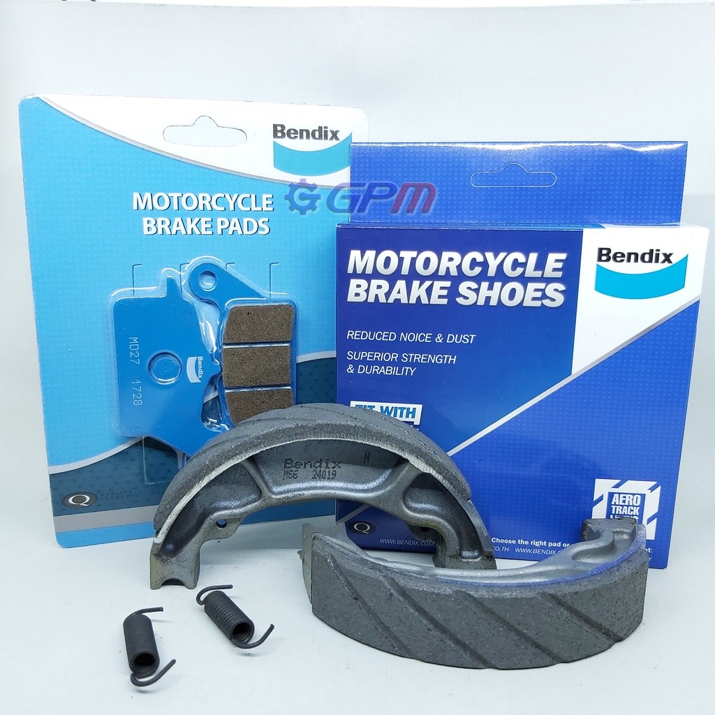 Paket Kampas Rem Bendix Honda Vario 110 ESP Depan Belakang