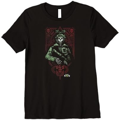 Kaos Potret Kartu Bermain Ghost Call of Duty: Modern Warfare 2 Kaos Premium |cEAiZEc7|