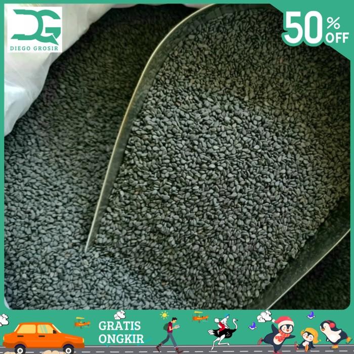 

BAHAN ALAMI 100GR WIJEN HITAM PREMIUM - BLACK SESAME SEED BY DIEGO GROSIR PRODUK PILIHAN!!