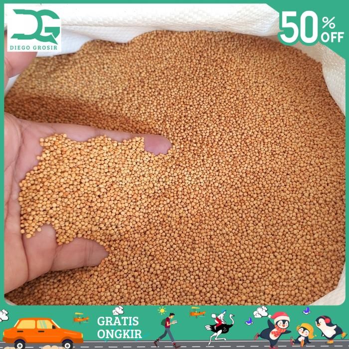

BAHAN ALAMI BIJI SAWI KUNING 250GR / 500GR - YELLOW MUSTARD SEED BY DIEGO GROSIR PRODUK PILIHAN!!