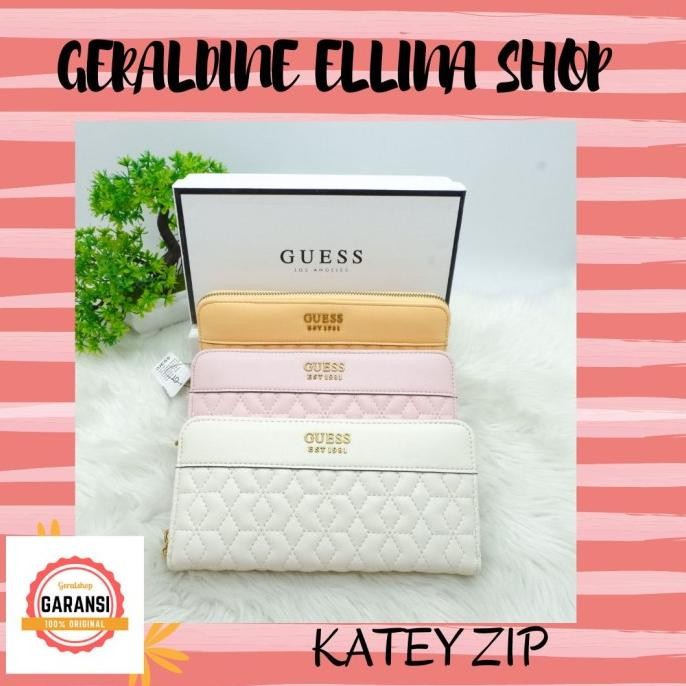 DOMPET GUESS WALLET ORIGINAL SERI KATEY ZIP