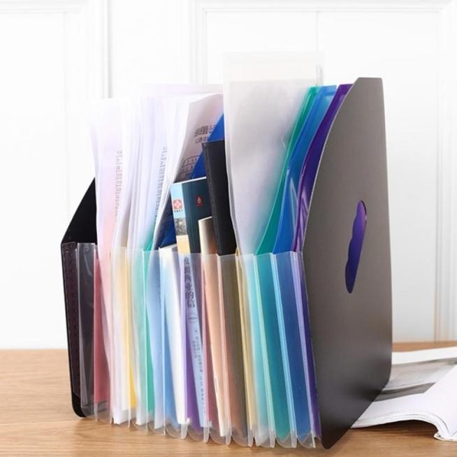 

PTR 13 SEKAT BOX FILE FOLDER A4 DOKUMEN MAP BAG EXPANDING MEJA