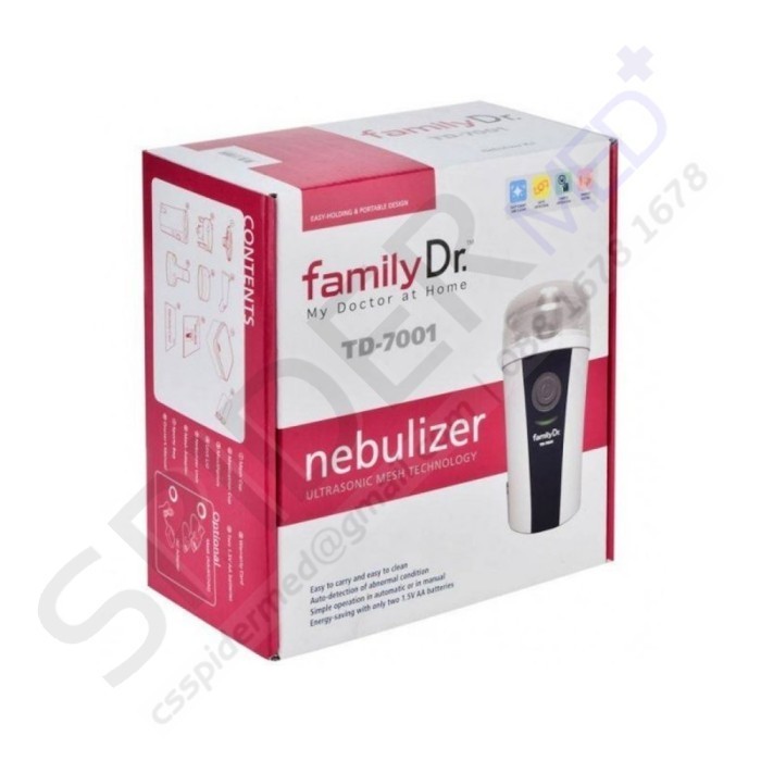 Family Dr Nebulizer Ultrasonic TD 7001 / Nebulizer TD7001 FamilyDr