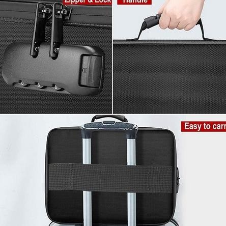 

READY TAS PENYIMPANAN DOKUMEN 3 LAPIS TAHAN API TAHAN AIR DENGAN KUNCI READY