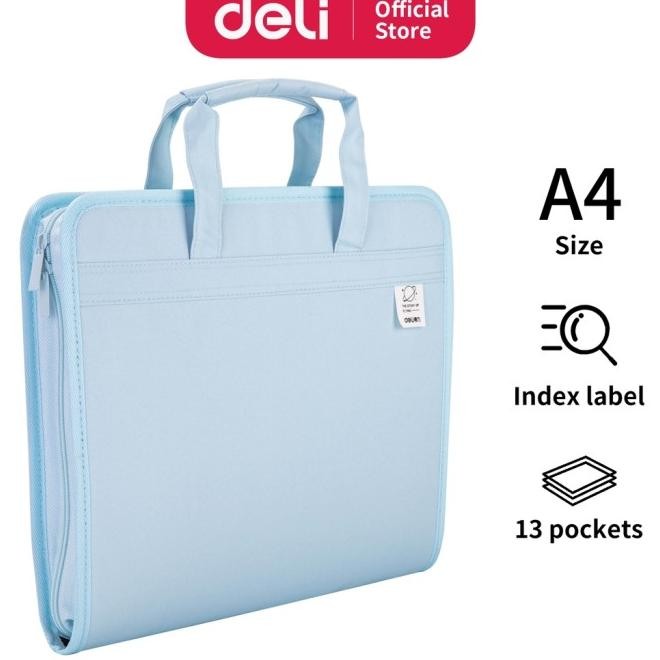 

PROMO DELI FILE FOLDER DOCUMENT BAG TAS DOKUMEN FILE A4 WARNA PINK