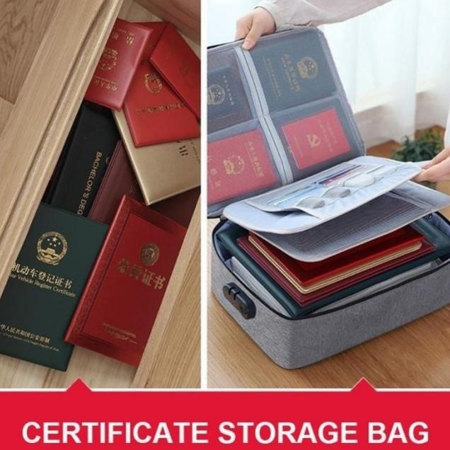 

LYTTE TAS PENYIMPANAN DOKUMEN MULTI-FUNGSI/TAS DOKUMEN PERJALANAN/TAS PENYIMPANAN SERTIFIKAT