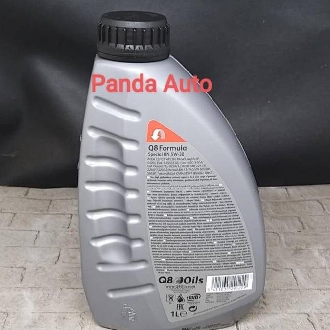 Oli Q8 5W 30 Special Rn Dexos 2 Gen 2 Longlife Full Synthetic, Kemasan 1 Ltr. Terbaru