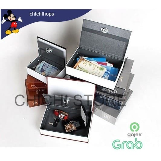 Cuci Gudang Booksafe Box / Buku Brankas Tempat Simpan Barang Penting Uang Cc