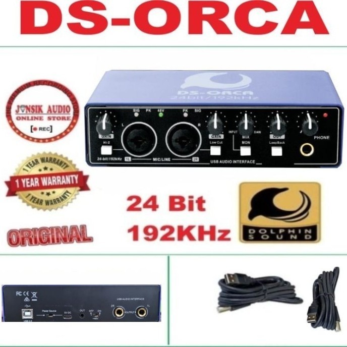 Promo Dolphin Sound Ds1 Ds-1 Ds 1 Soundcard Usb