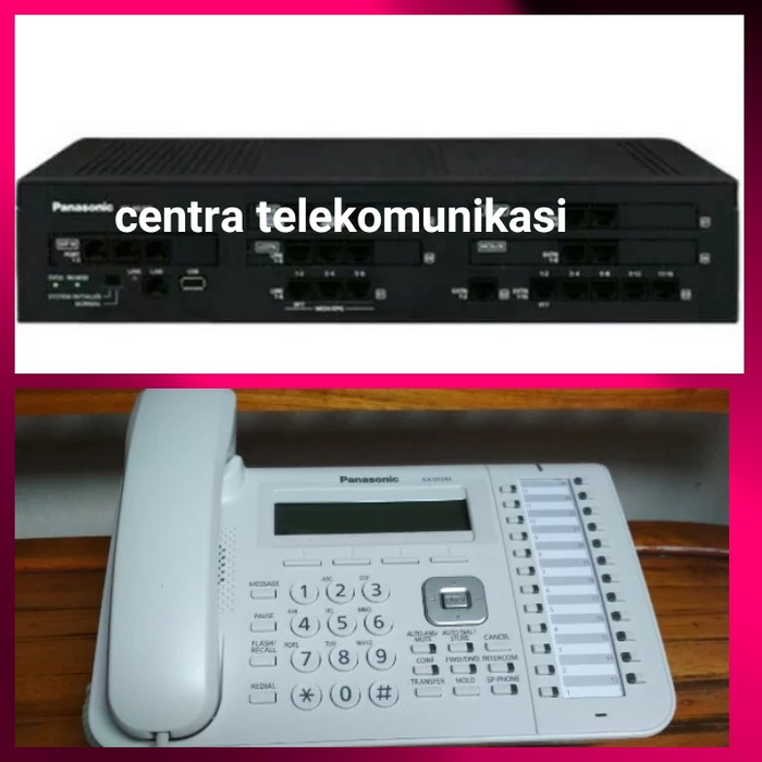 Terlaris Kx Ns300 Pabx Panasonic + Kx- Ns5174 Kapasitas 32 Extention + Kx Dt543