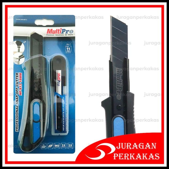 

HOT DEAL MULTIPRO 813 PISAU CUTTER BESAR 18 MM ALAT PEMOTONG KERTAS KATER CUTER !!