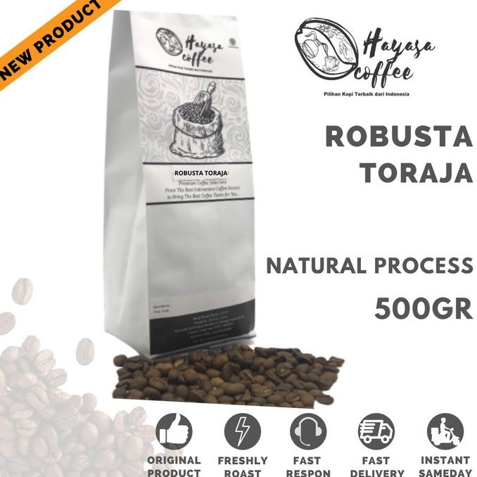 

Kopi Hayasa Toraja Robusta - 500 Gr