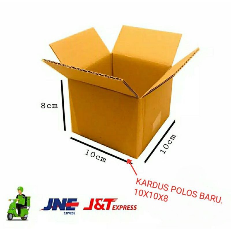 

Termurah KARDUS packing ukuran 10x10x8 polos