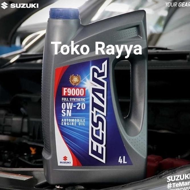OLI MESIN MOBIL SUZUKI ECSTAR 0W-20 API SN FULL SYNTHETIC F9000 GLN