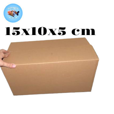 

Box kardus kecil 15x10x5 cm packing packaging recycle luar polos