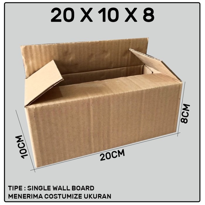 

karton box kardus packing kemasan kardus 20 x 10 x 8CM