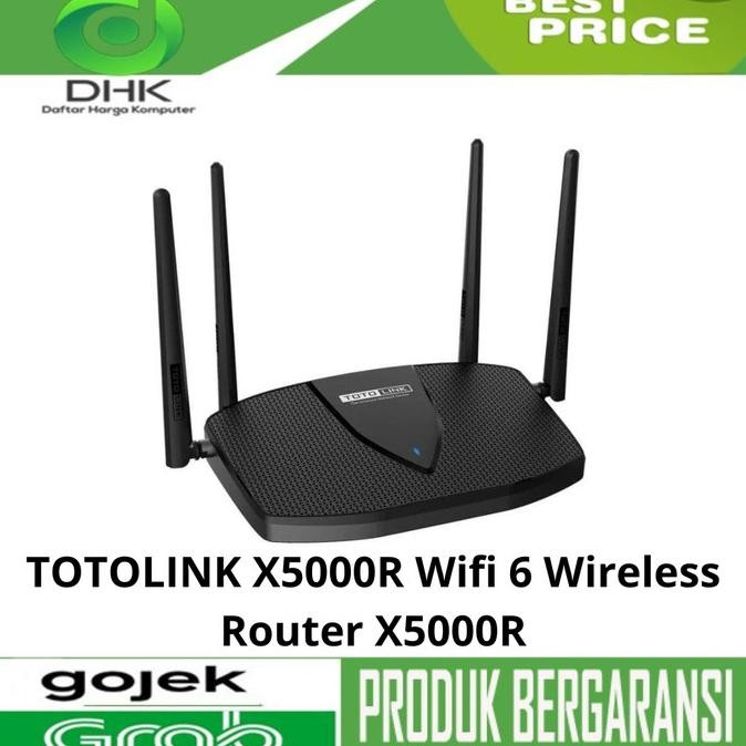 BEBAS ONGKIR - TOTOLINK X5000R Wifi 6 Wireless Router X5000R