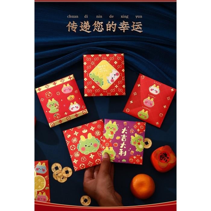 

Angpao 2024 Angpao Imlek Tahun Naga Red Packet, Ampau,Ampao Dragon [G]