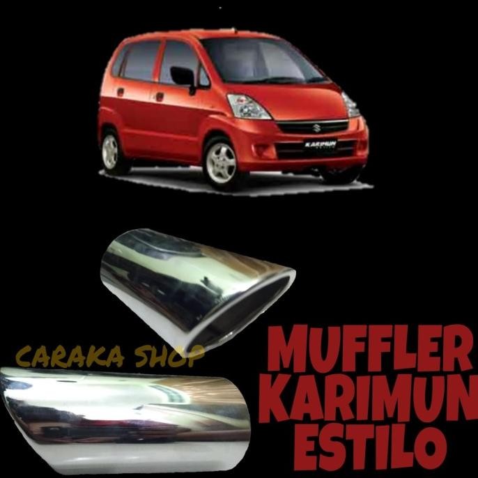 PROMO Muffler Ujung Knalpot KARIMUN ESTILO Mufler Sambungan Pipa Knalpot