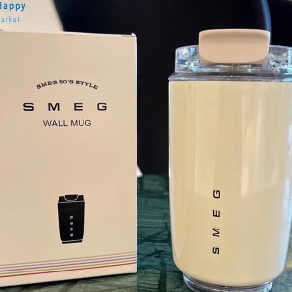 Smeg Tumbler Num Mug Cup 240Ml Cangkir Kopi Stainless Lucu Set Coffee Enamel Teh Poci R Kerak Numan 